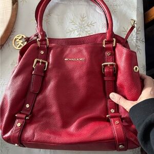 Michael Kors Red Shoulder Bag